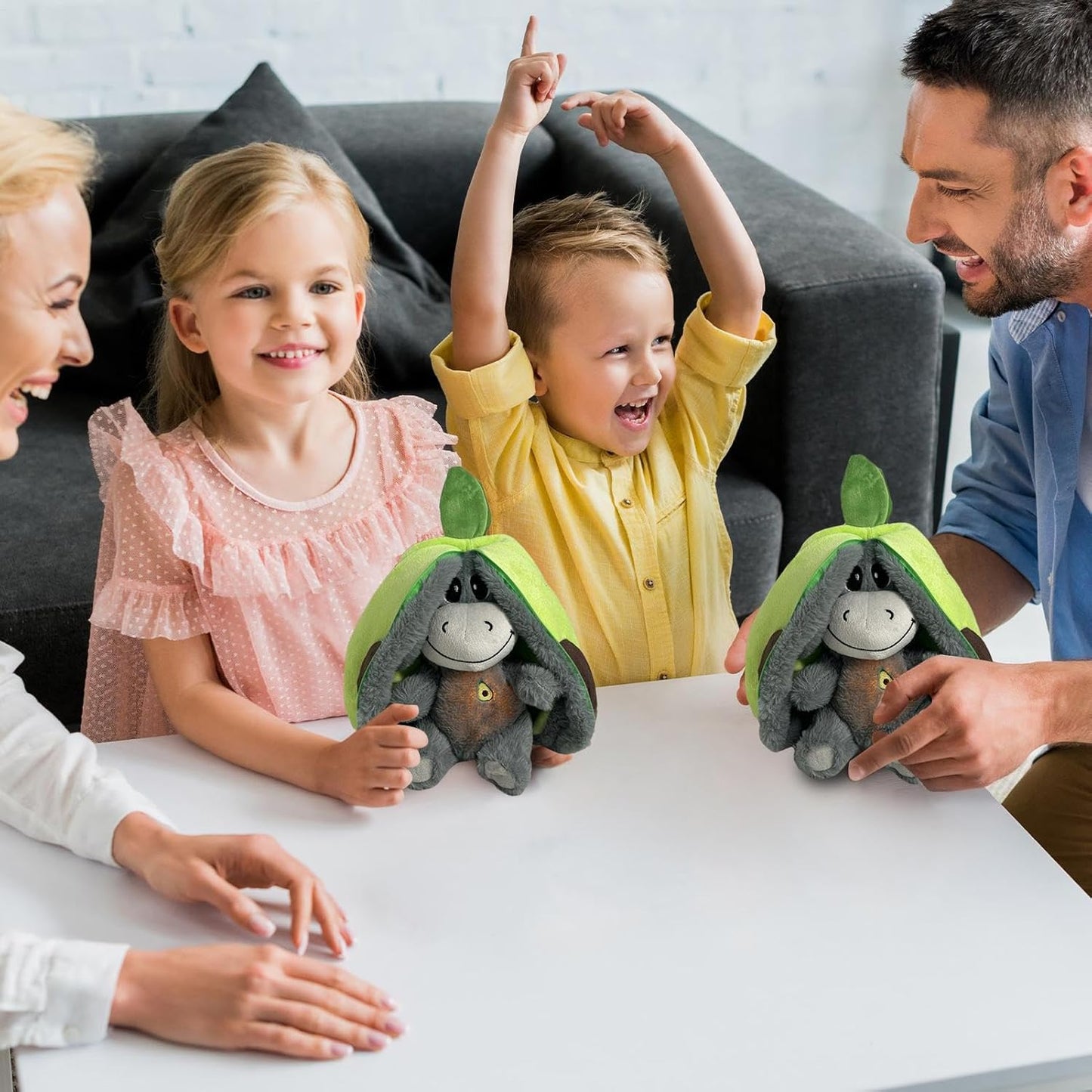 Juguete De Burro Relajante, Peluche Que Respiras De Burro Para Ansiedad, Peluche Dormir Niños Con Movimiento, Sonidos Y Luces Relajantes, Lindo Juguete Animal De Peluche Relajante Antiestres
