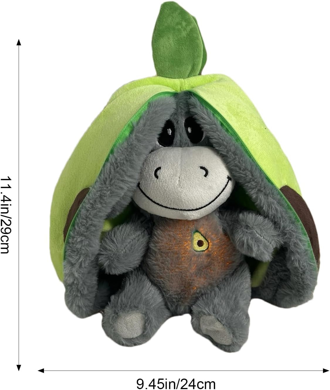Juguete De Burro Relajante, Peluche Que Respiras De Burro Para Ansiedad, Peluche Dormir Niños Con Movimiento, Sonidos Y Luces Relajantes, Lindo Juguete Animal De Peluche Relajante Antiestres