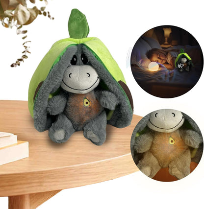 Juguete De Burro Relajante, Peluche Que Respiras De Burro Para Ansiedad, Peluche Dormir Niños Con Movimiento, Sonidos Y Luces Relajantes, Lindo Juguete Animal De Peluche Relajante Antiestres
