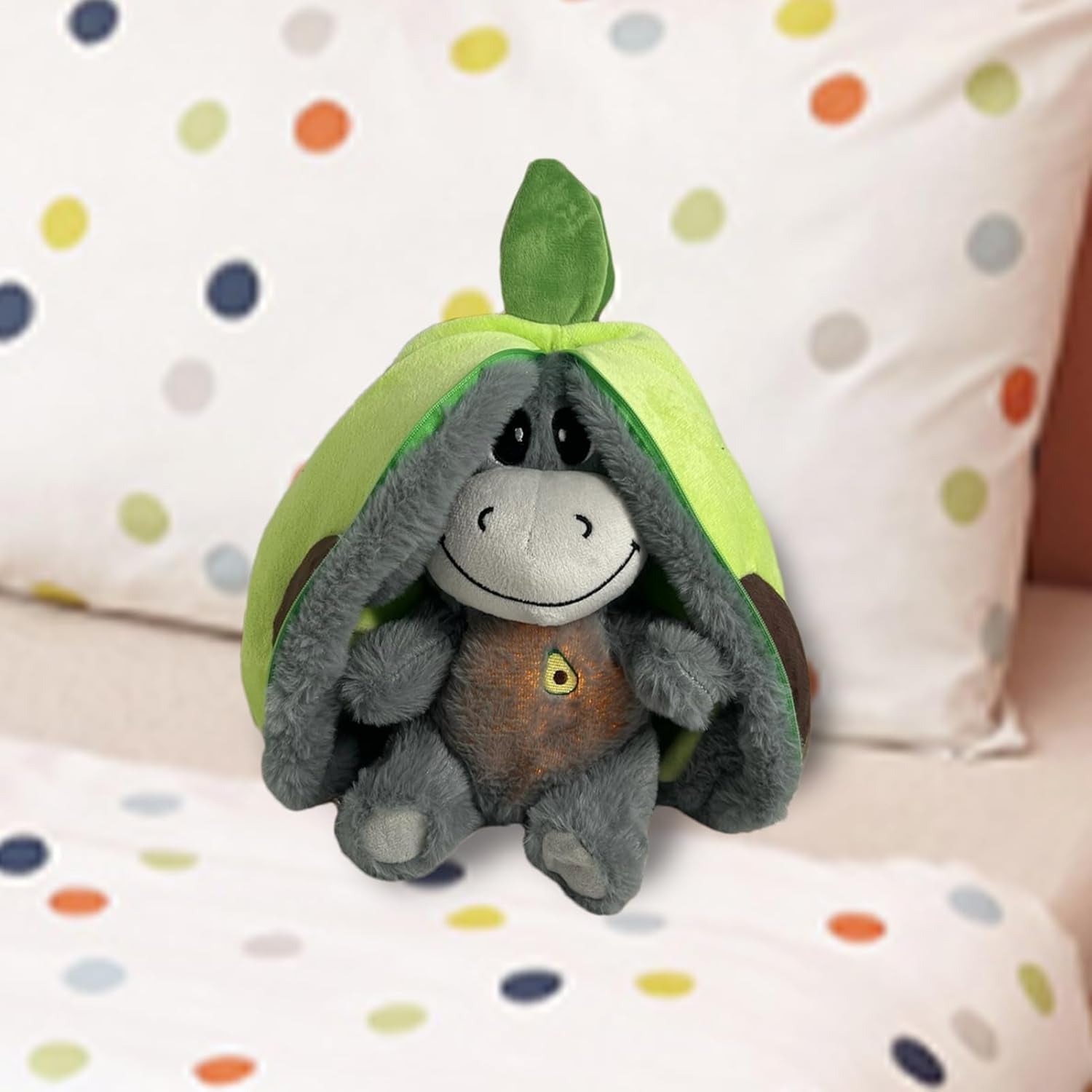 Juguete De Burro Relajante, Peluche Que Respiras De Burro Para Ansiedad, Peluche Dormir Niños Con Movimiento, Sonidos Y Luces Relajantes, Lindo Juguete Animal De Peluche Relajante Antiestres