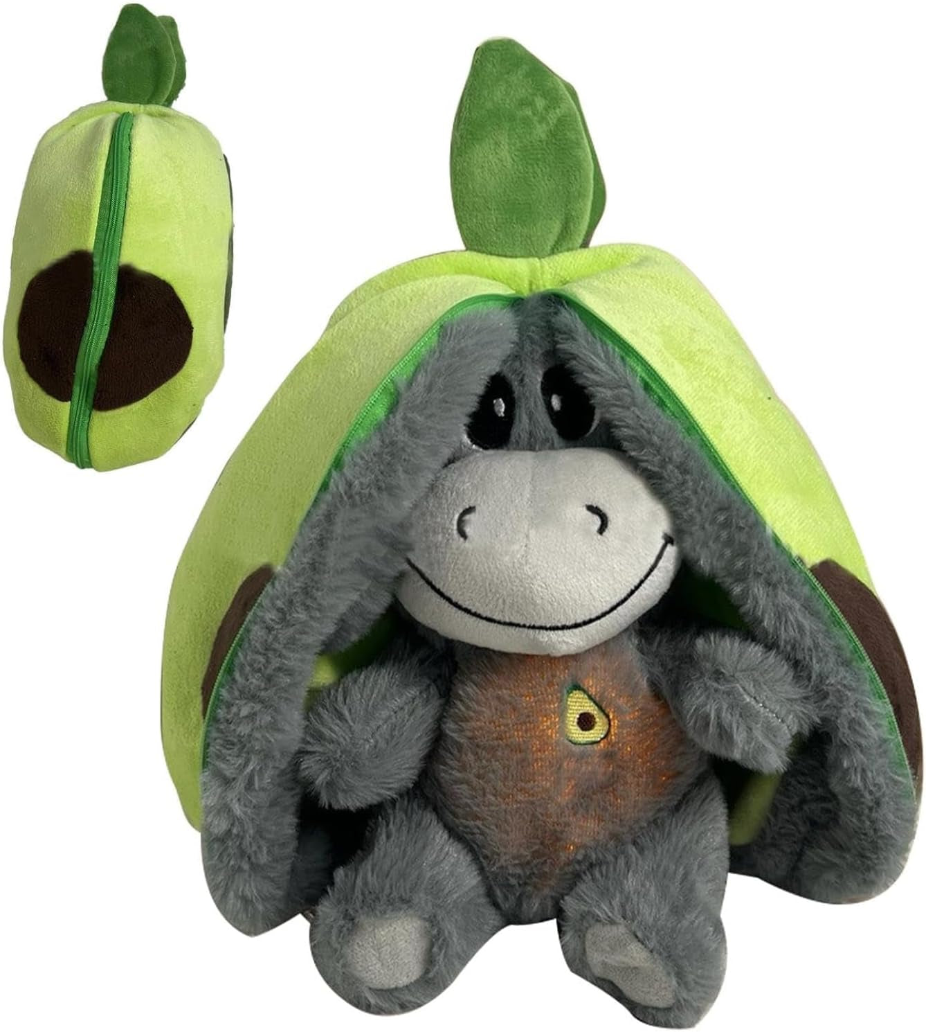 Juguete De Burro Relajante, Peluche Que Respiras De Burro Para Ansiedad, Peluche Dormir Niños Con Movimiento, Sonidos Y Luces Relajantes, Lindo Juguete Animal De Peluche Relajante Antiestres