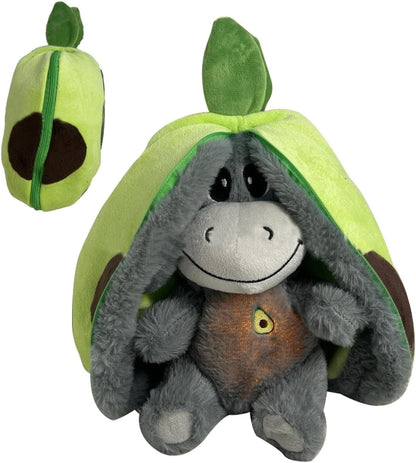 Juguete De Burro Relajante, Peluche Que Respiras De Burro Para Ansiedad, Peluche Dormir Niños Con Movimiento, Sonidos Y Luces Relajantes, Lindo Juguete Animal De Peluche Relajante Antiestres